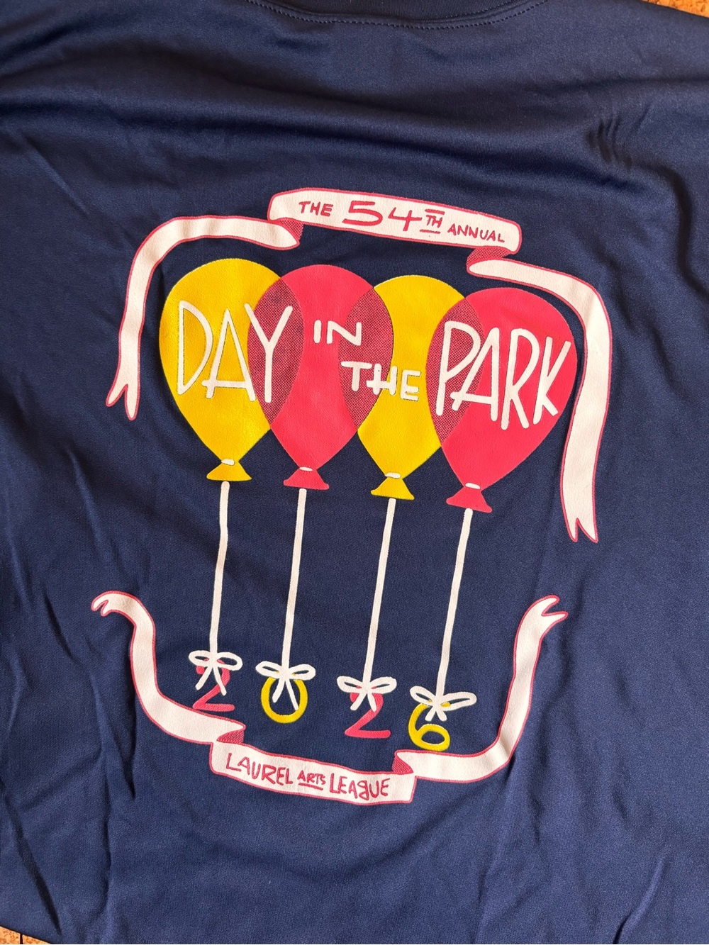 Sport-Tek Navy Laurel day in the park 2026 Short Sleeve Performance Tee